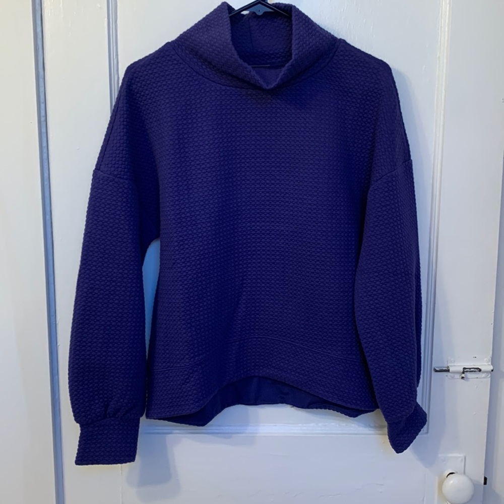 Funnel neck sweatshirt
